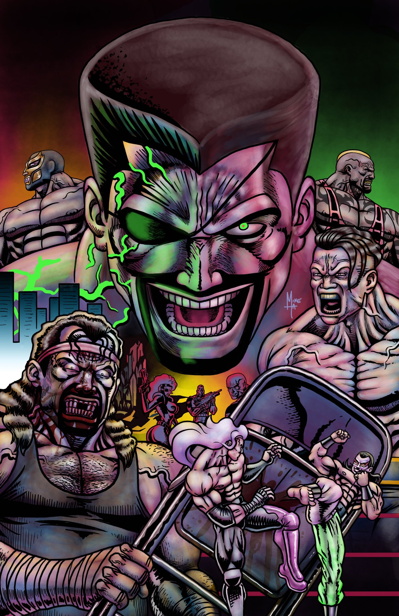 HEEL TURN the Hyper Violent Wrestling Comic Reminiscent of the Attitude Era